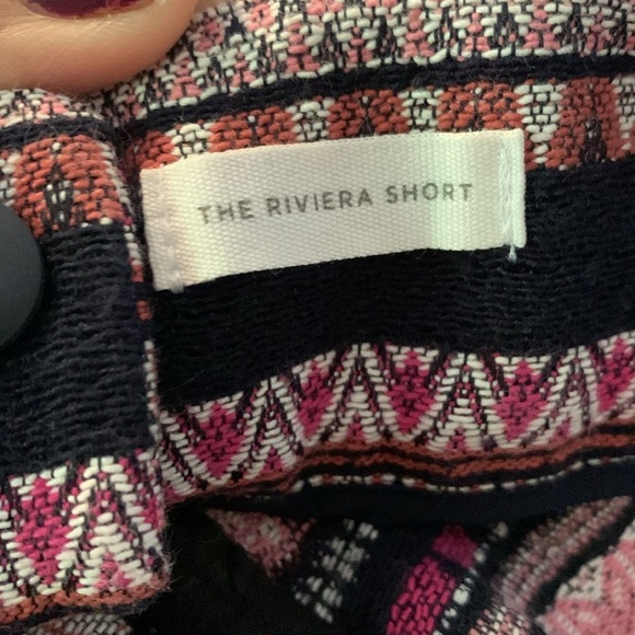 Ann Taylor Loft “The Riviera Short” In Textured Geo Pattern Size 14 - Picture 8 of 9
